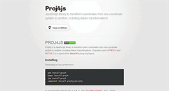 Desktop Screenshot of proj4js.org